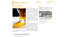 Desktop Screenshot of kalorien-bier.de